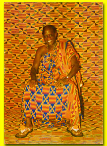Powerhouse Collection - Ashanti man's kente cloth wrapper from Ghana